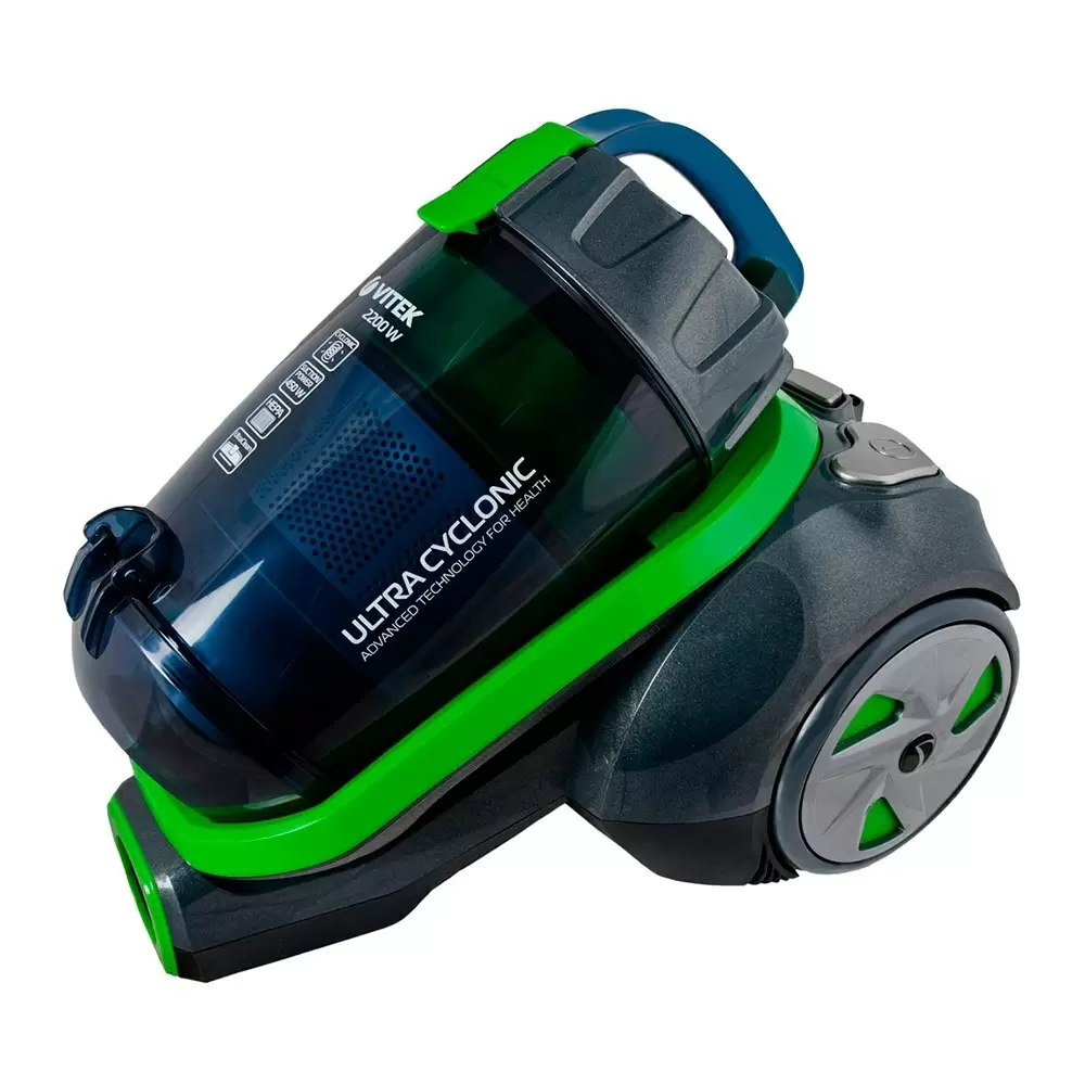 Aspirator cu curățare uscată Vitek VT-8130, negru/verde