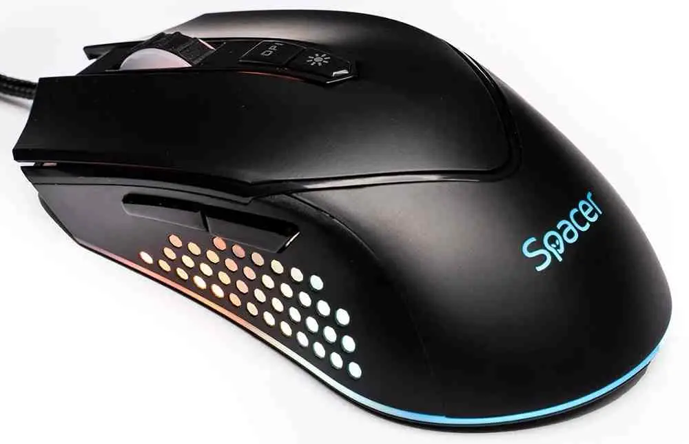 Mouse Spacer SPGM-ALIEN-NOVA, negru