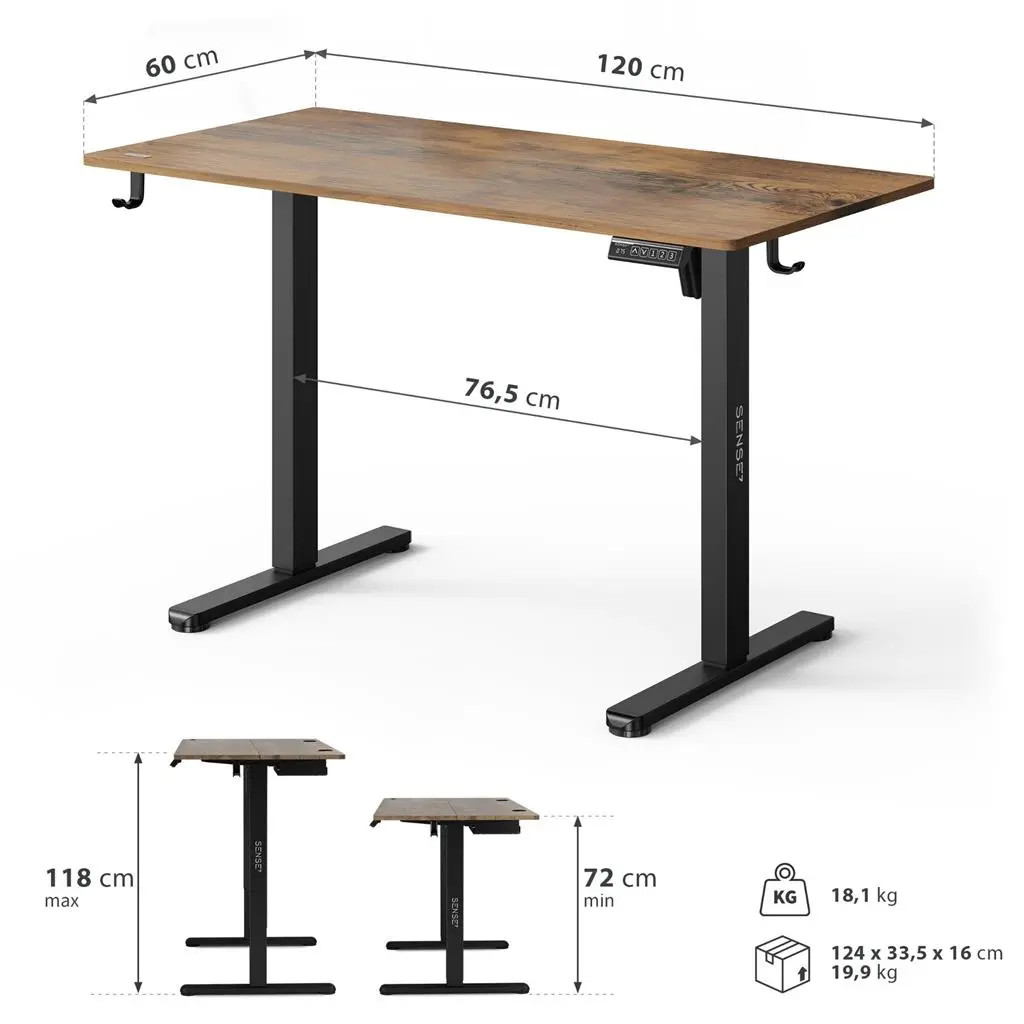Письменный стол Sense7 Nojo Light 120x60