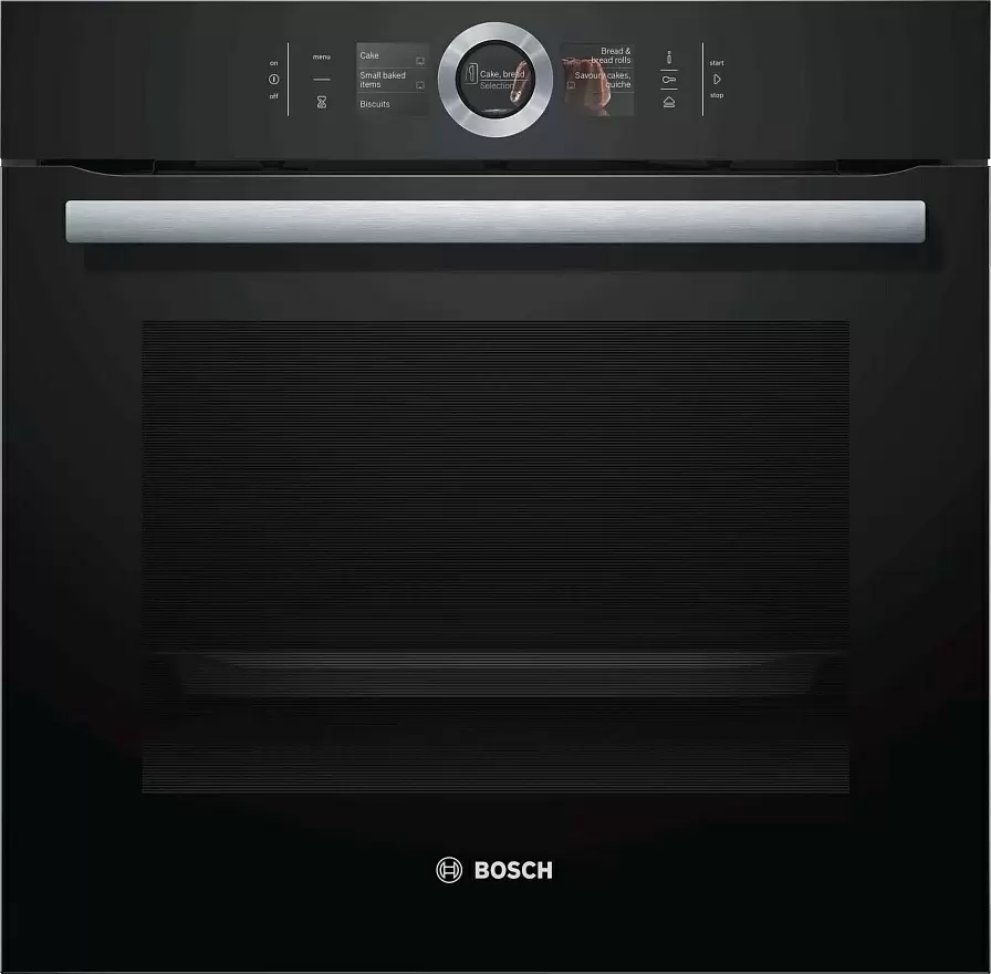 Электрический духовой шкаф Bosch HSG636BB1, черный