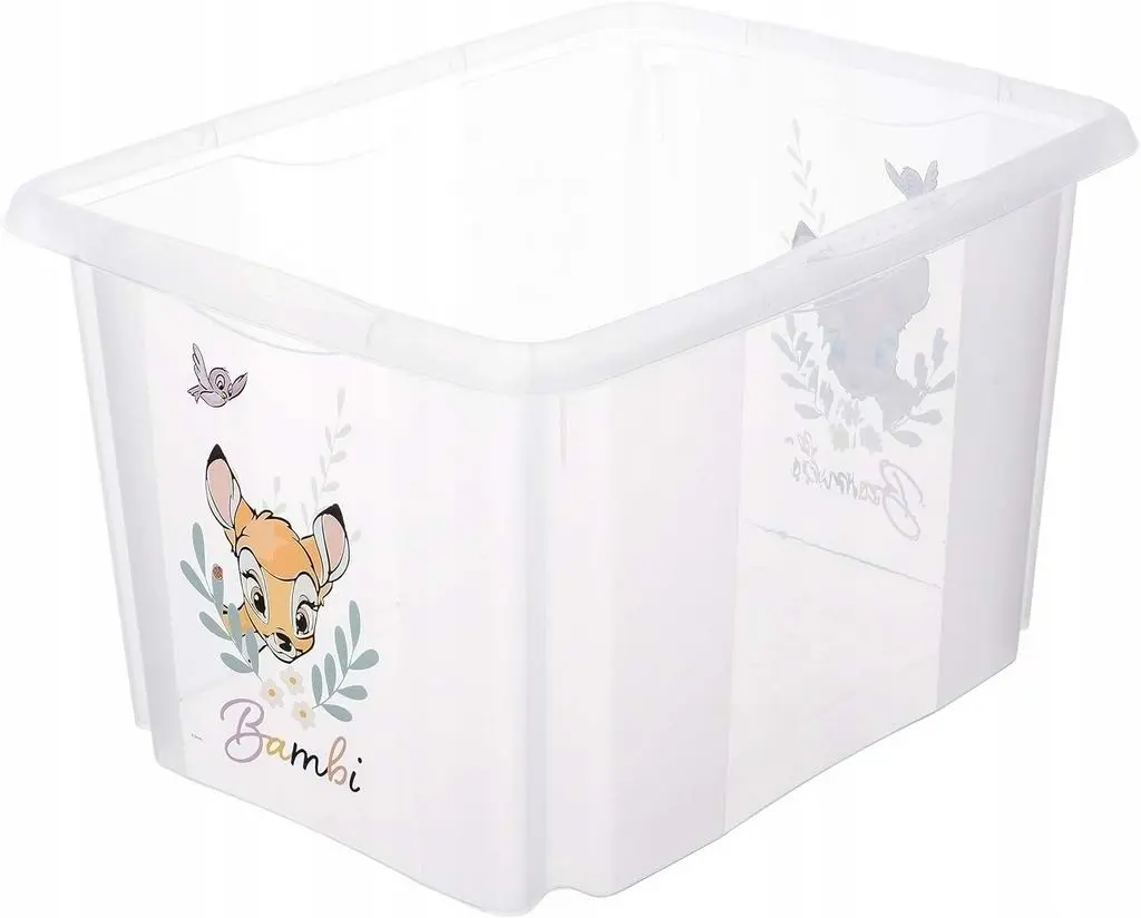 Container pentru jucării Keeeper Bambi 30L, transparent