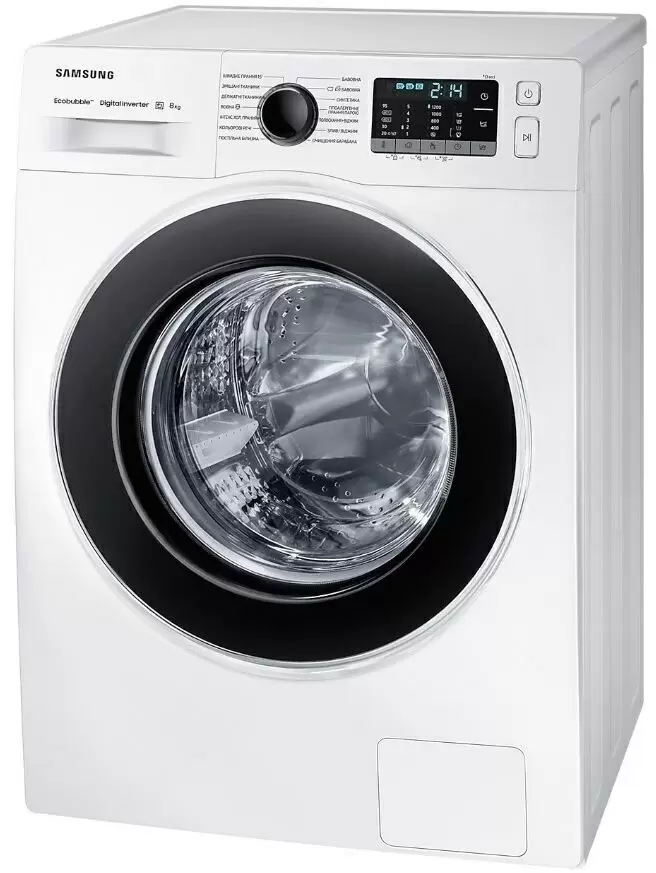 Maşină de spălat rufe Samsung WW80J52E0HW/CE, alb