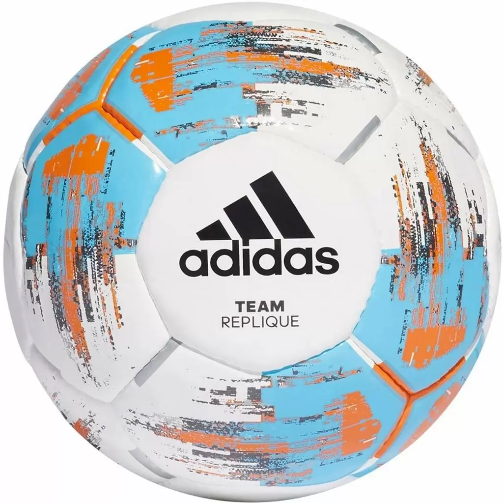 Minge de fotbal Adidas Team Replique CZ9569 R.5, alb/albastru deschis