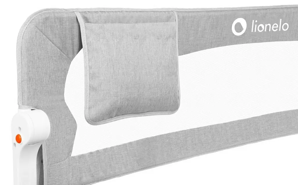Защитный барьер для кроватки Lionelo Eva, серый