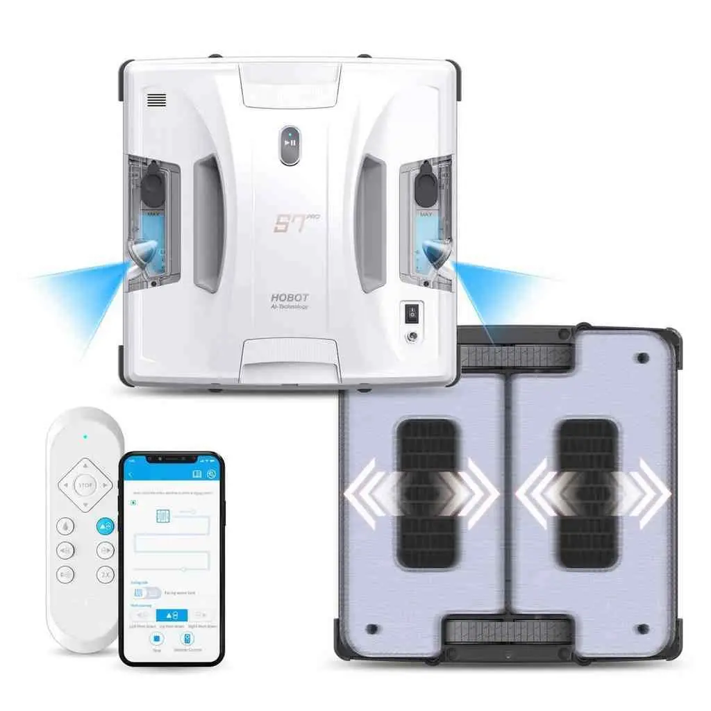 Robot pentru curățarea ferestrelor Hobot S7 Pro, alb