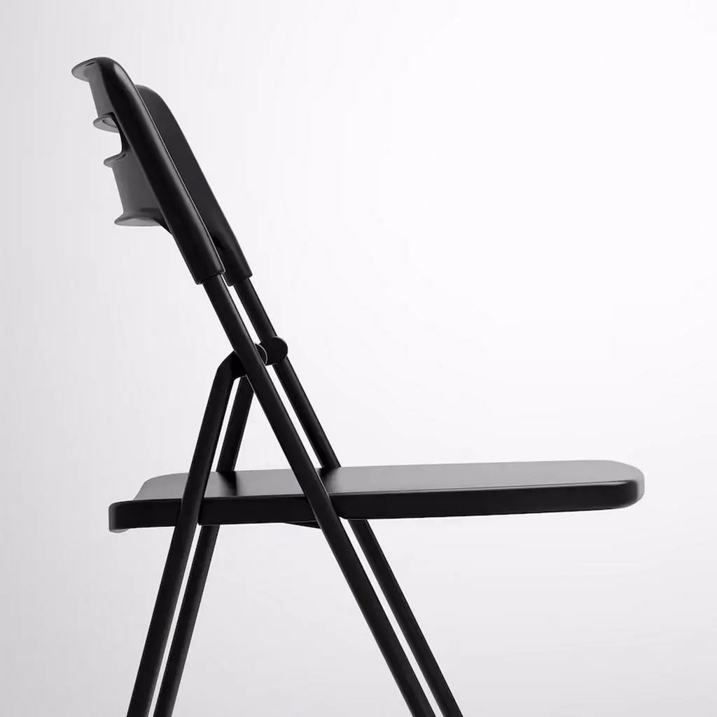 Scaun IKEA Nisse, negru