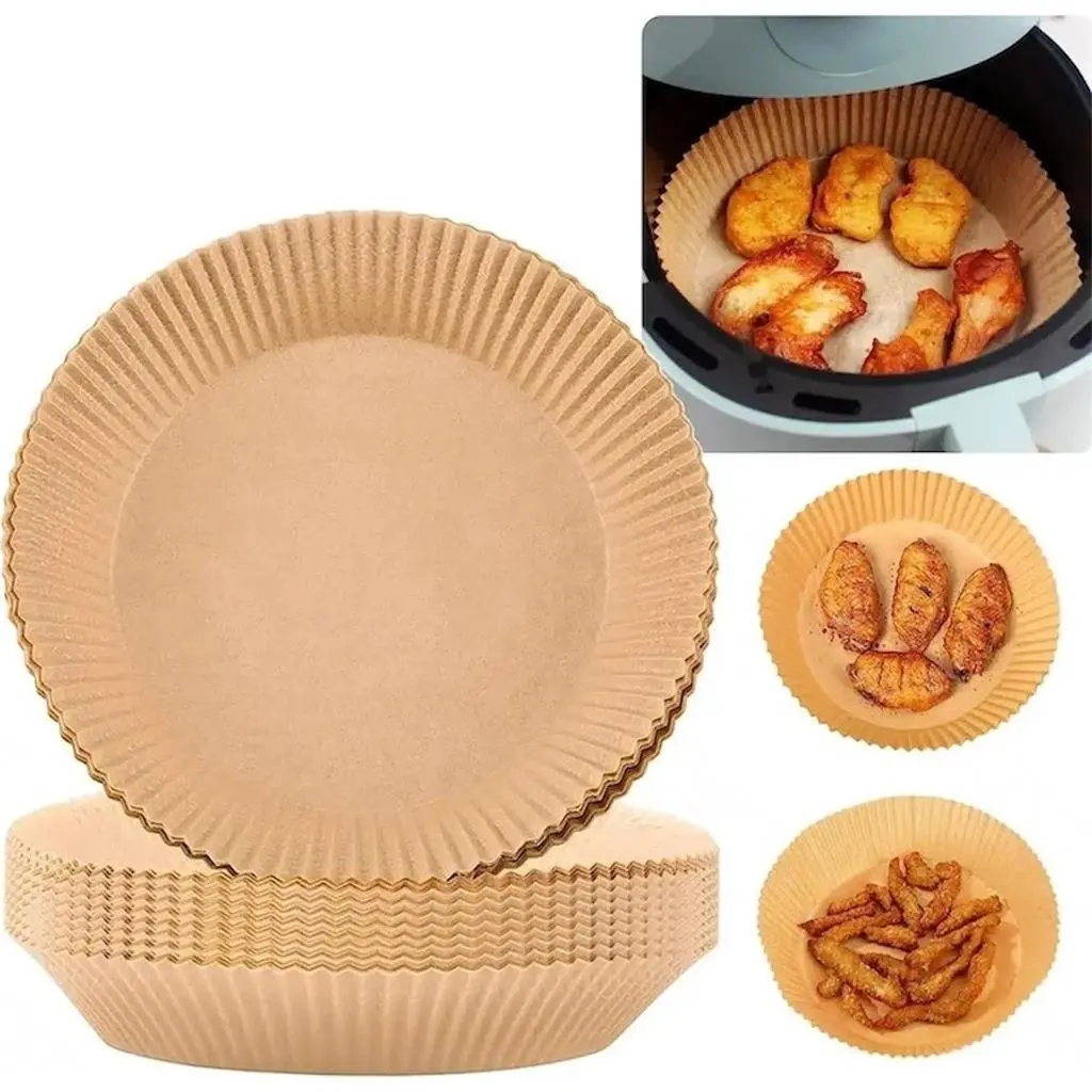 Hârtie de copt Papro Round Air Fryer Paper 16x16 100pcs