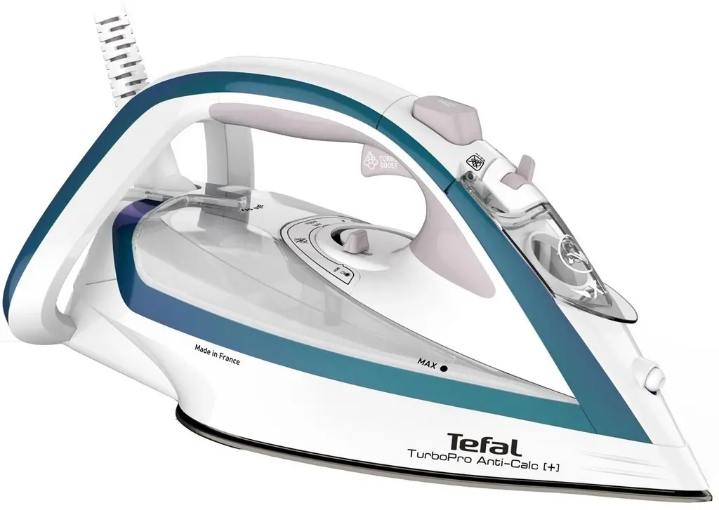 Утюг Tefal FV5689E0, бирюзовый/белый