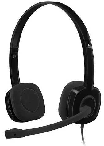 Наушники Logitech Stereo Headset H151, черный