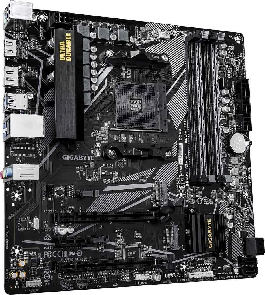 Материнская плата Gigabyte B550M DS3H R2