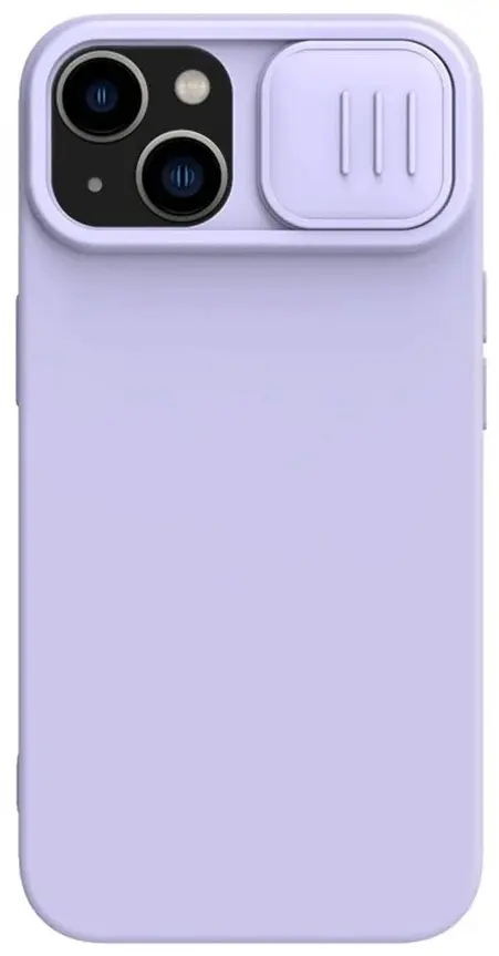 Husă de protecție Nillkin Apple iPhone 15 Plus CamShield Silky Silicone Case, violet pe tehnoparc.md Husă de protecție Nillkin Apple iPhone 15 Plus CamShield Silky Silicone Case, violet