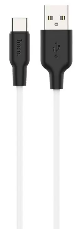 USB Кабель Hoco X21 Plus for Type-C, черный/белый