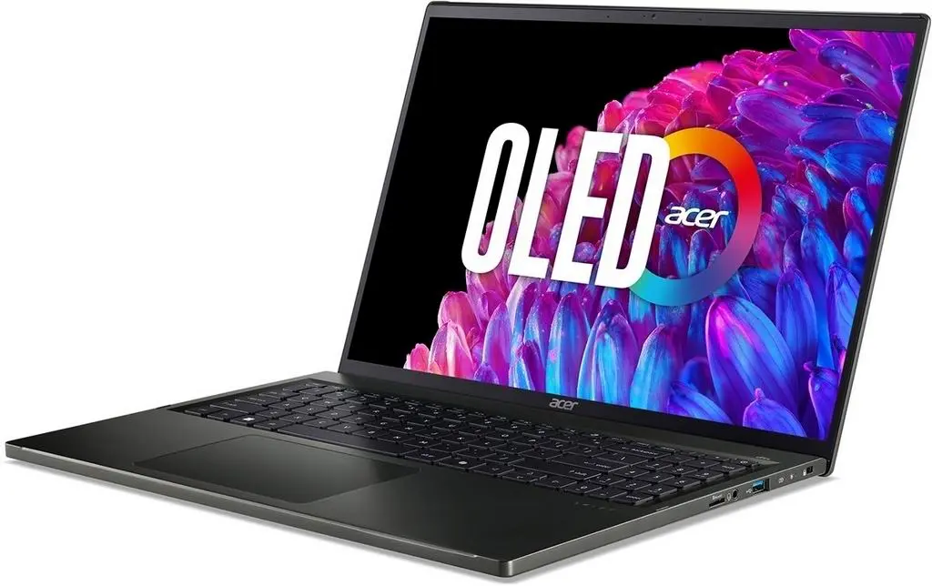Ноутбук Acer Swift Edge 16 OLED SFE16-44 (16.0"/3.2K/Ryzen 7 8840U/16GB/1TB/Win 11), черный на tehnoparc.md Ноутбук Acer Swift Edge 16 OLED SFE16-44 (16.0"/3.2K/Ryzen 7 8840U/16GB/1TB/Win 11), черный