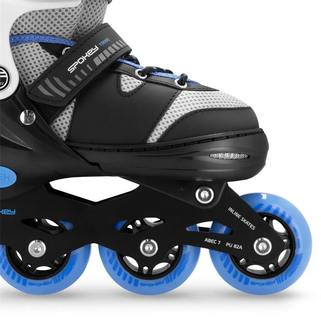 Роликовые коньки Spokey Trixie 39-42 (944632), черный/синий на tehnoparc.md Роликовые коньки Spokey Trixie 39-42 (944632), черный/синий