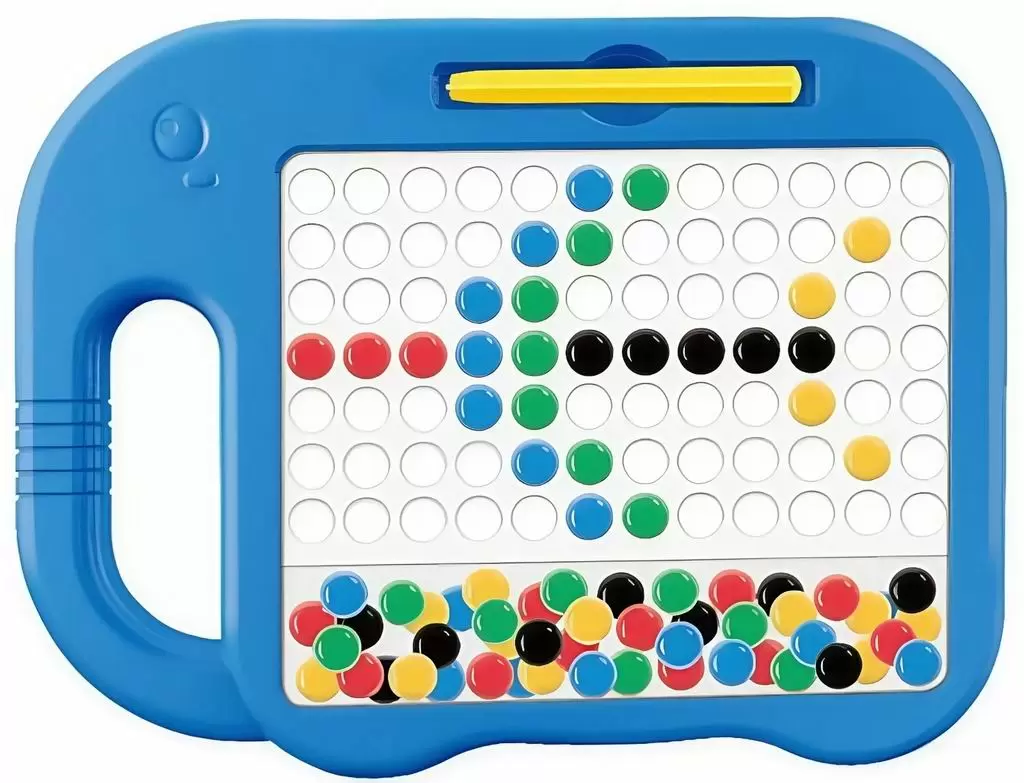 Joc educativ Woopie Montessori MagPad Elephant, albastru