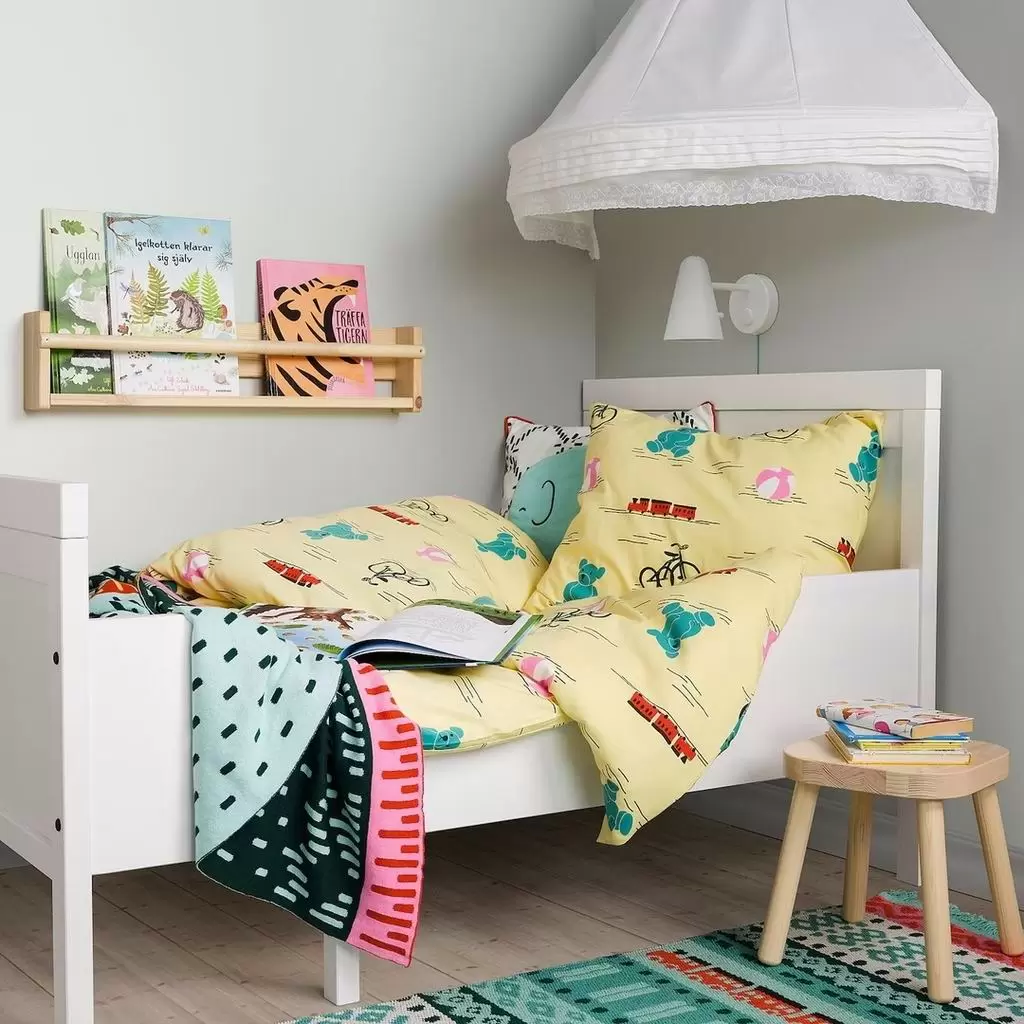 Детская кровать IKEA Sundvik с реечным дном 80x200см, белый