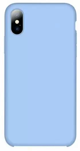 Husă de protecție XCover iPhone X/XS Liquid Silicone, albastru deschis