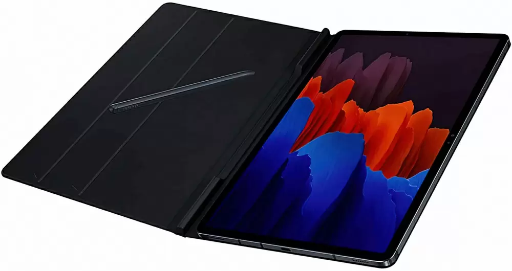 Husă pentru tabletă Samsung Galaxy Tab S7+ (T970) Book Cover, negru