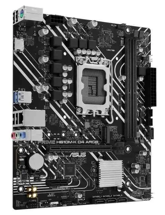 Материнская плата Asus Prime H610M-K D4 ARGB
