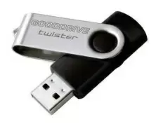 USB-флешка Goodram UTS3 Twister 32ГБ, черный