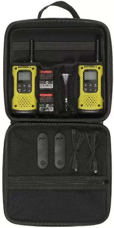 Stație radio portabilă Motorola TLKR T92 H2O Twin Pack, negru/galben