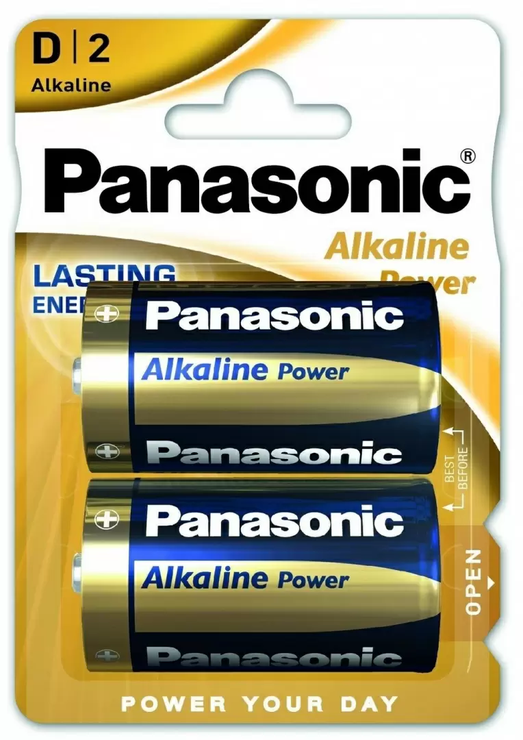 Baterie Panasonic Alkaline D, 2buc