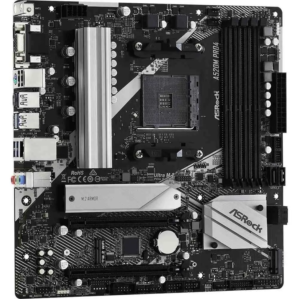 Placă de bază ASRock A520M Pro4