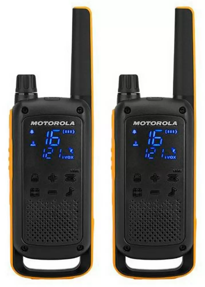 Stație radio portabilă Motorola Talkabout T82 Extreme Twin, negru/galben