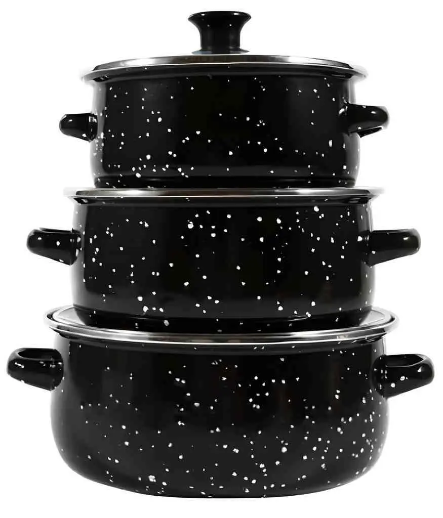 Set vase de gătit 4Life Ruibeiru, negru