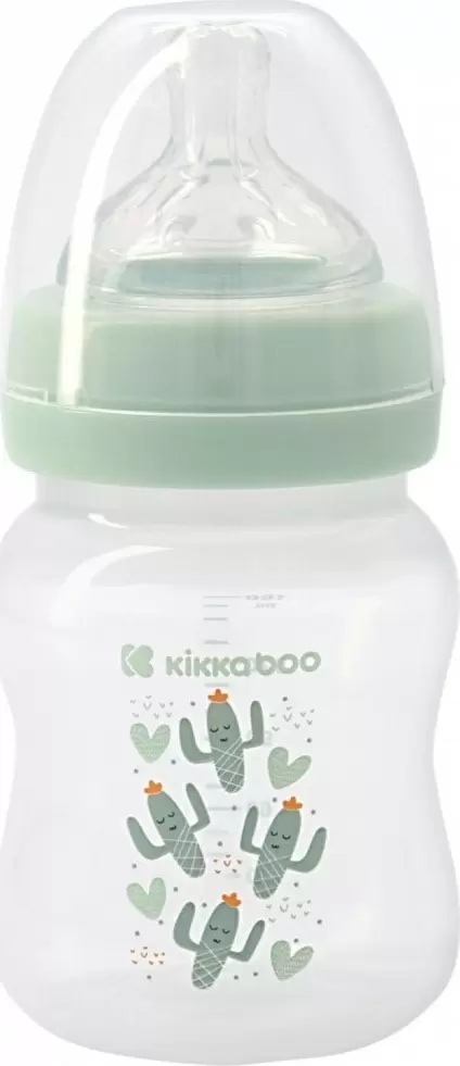 Biberon pentru bebeluși Kikka Boo Anti-colic Cactus