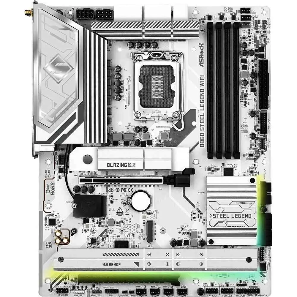Материнская плата ASRock B860 Steel Legend Wi-Fi на tehnoparc.md Материнская плата ASRock B860 Steel Legend Wi-Fi