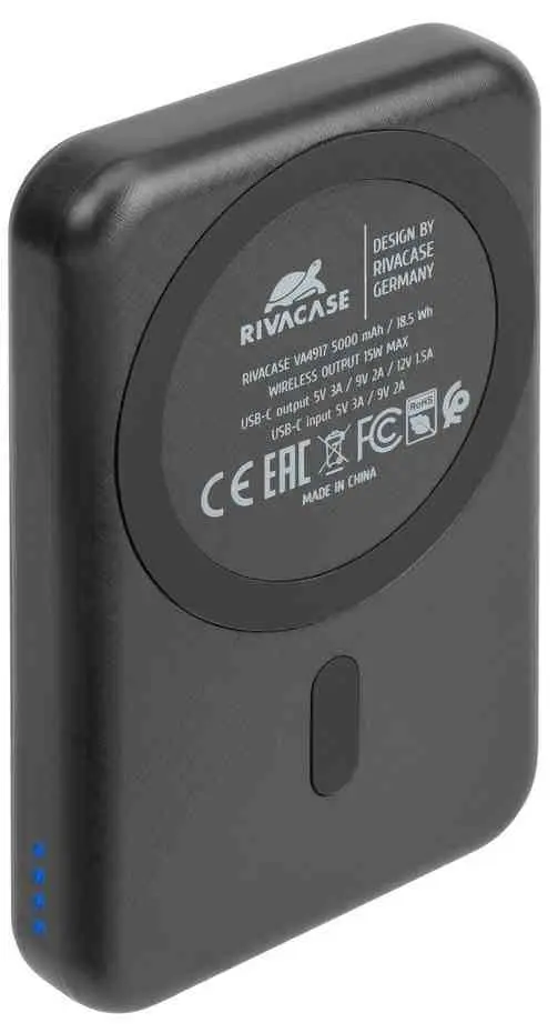 Acumulator extern Rivacase VA4917 5000 mAh, negru