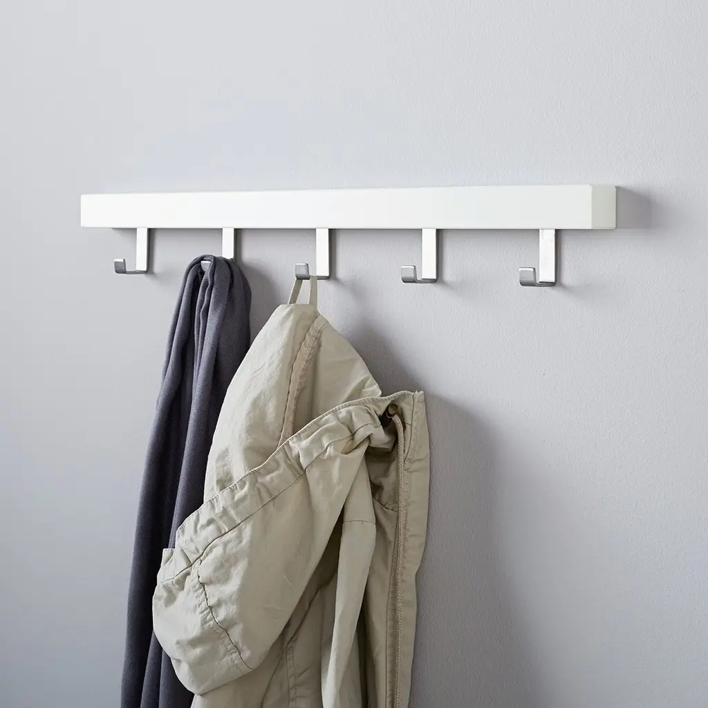 Вешалка дверная/стена IKEA Tjusig 60см, белый на tehnoparc.md Вешалка дверная/стена IKEA Tjusig 60см, белый
