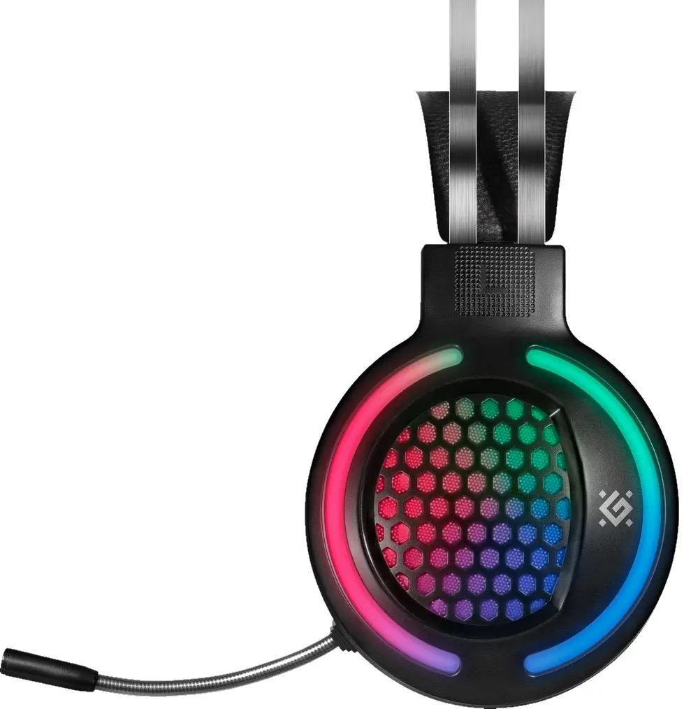 Наушники Defender Pyro RGB, черный