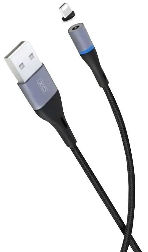 Cablu USB XO NB125 Magnetic Lightning Cable, negru