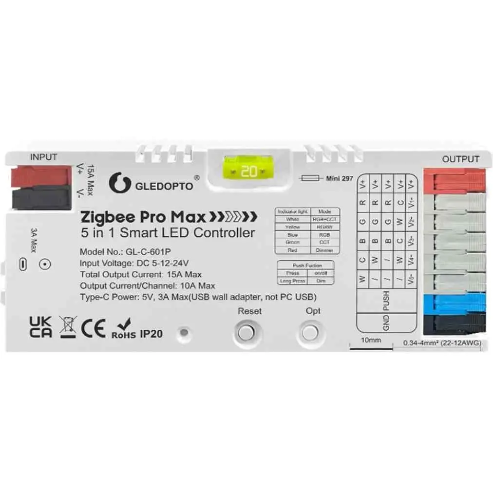 Умный контроллер Gledopto GL-C-601P