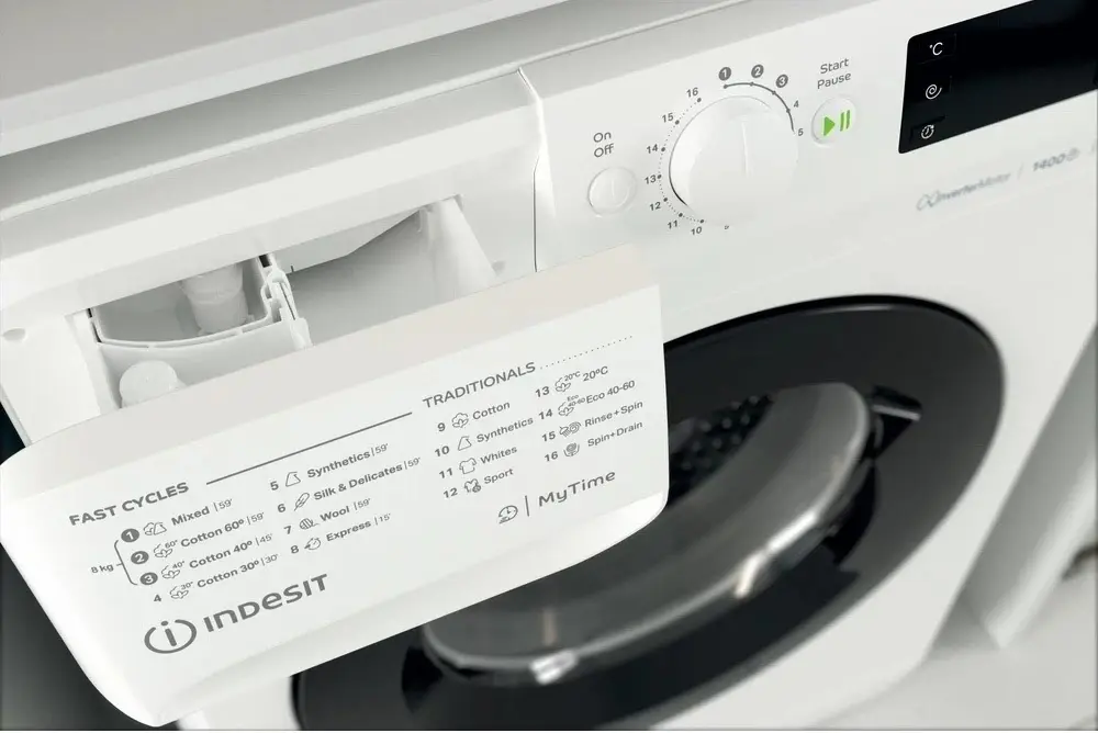 Maşină de spălat rufe Indesit MTWE 81495 WK EE, alb