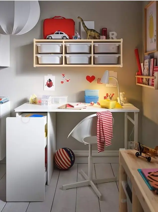 Masă de birou IKEA Larande 120x58cm, alb
