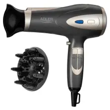 Uscător de păr Adler AD-2248, gri pe tehnoparc.md Uscător de păr Adler AD-2248, gri