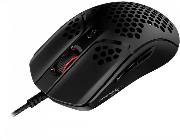 Mouse HyperX Pulsefire Haste, negru/roșu pe tehnoparc.md Mouse HyperX Pulsefire Haste, negru/roșu