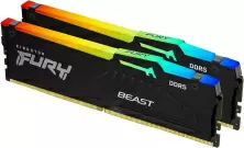 Оперативная память Kingston Fury Beast 16GB (2x8GB) DDR5-6000MHz, CL40-40-40, 1.35V