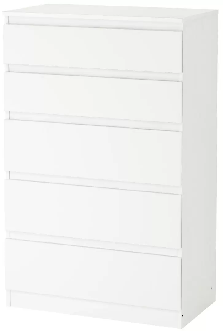 Comodă IKEA Kullen 5 sertare 70x112cm, alb