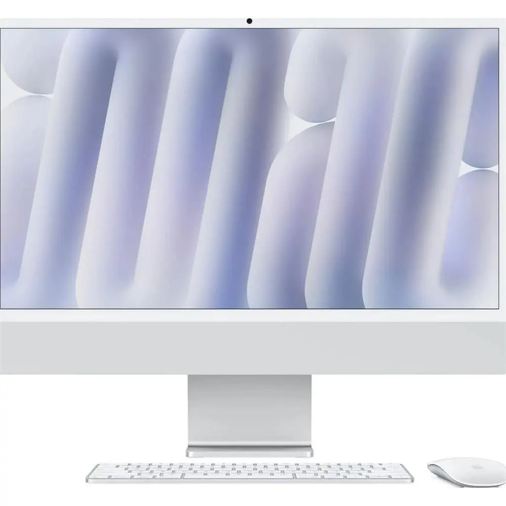 All-in-One Apple iMac 24 Z1EH000V5 Silver, argintiu