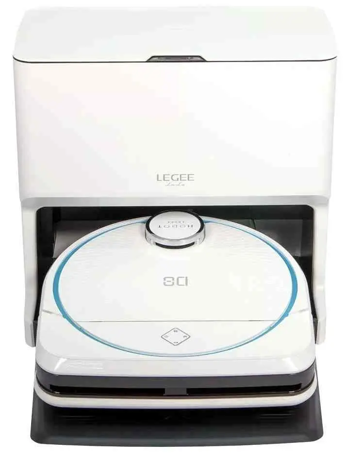 Robot de aspirare + robot pentru curățarea ferestrelor Hobot Legee D8 + Legee LuLu + Robot R3, alb