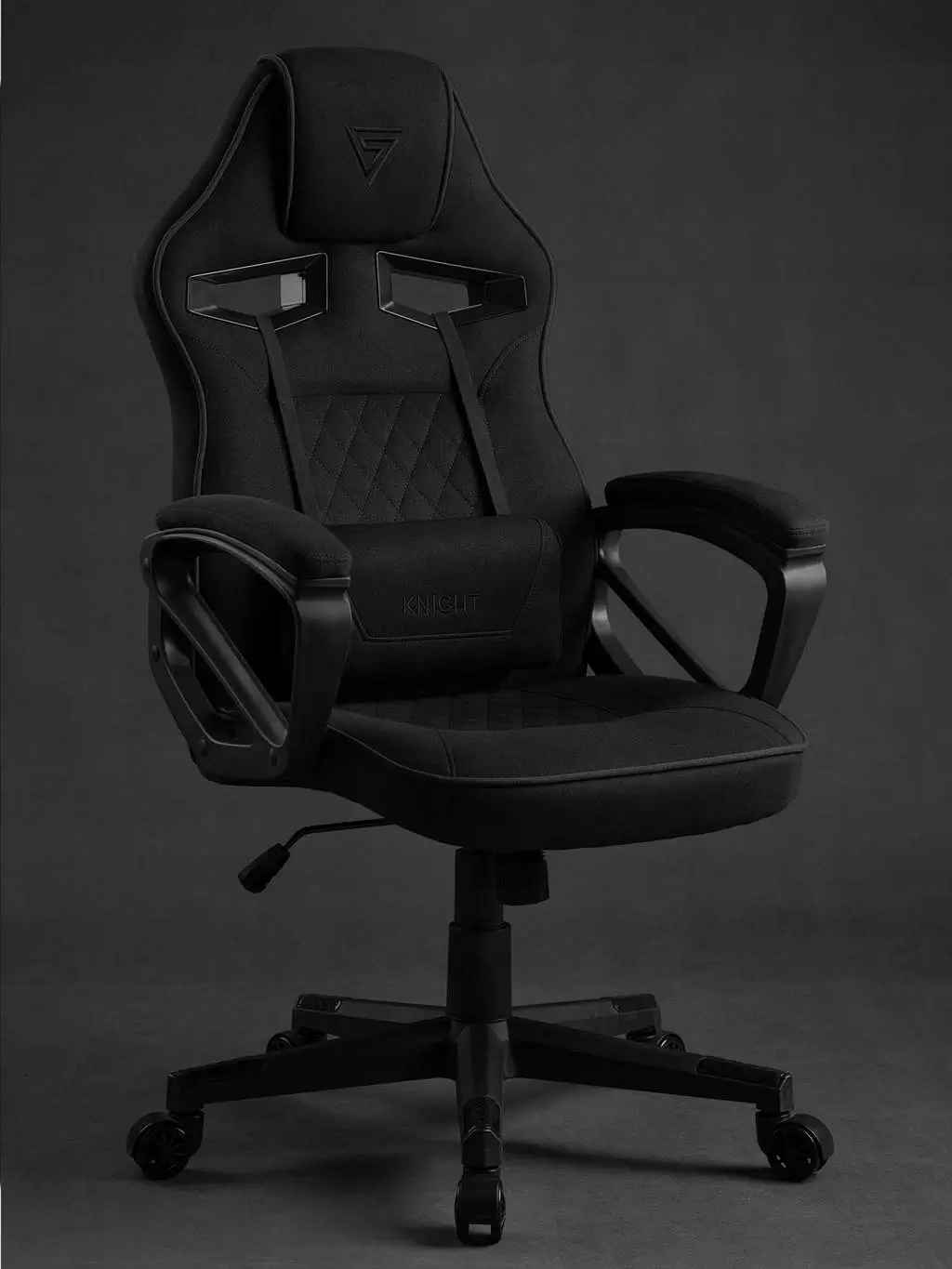 Геймерское кресло SENSE7 Knight Fabric, черный