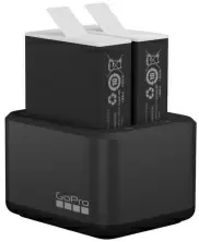 Încărcător GoPro Dual Battery Charger + 2x Enduro Battery, negru