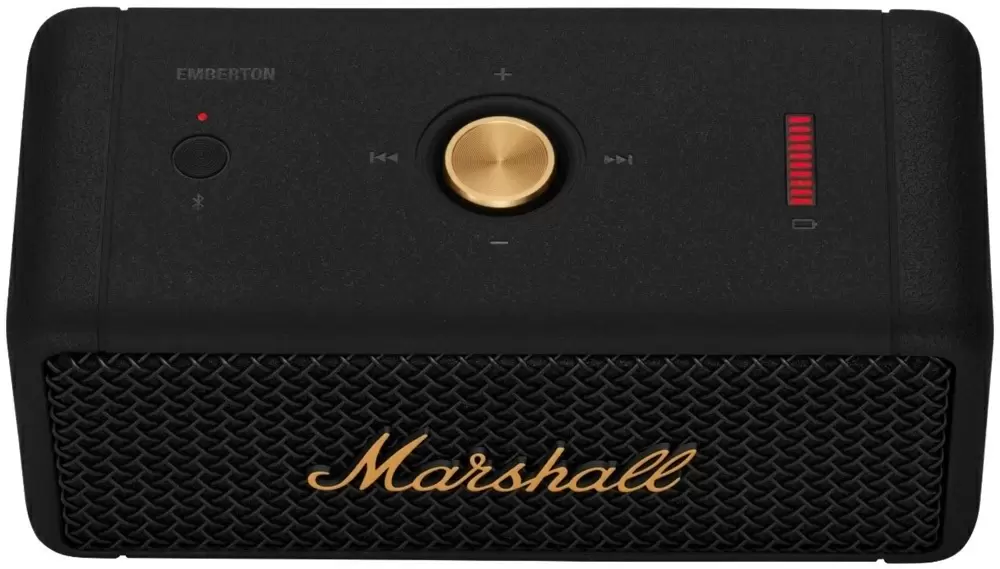 Портативная колонка Marshall EMBERTON Brass, черный