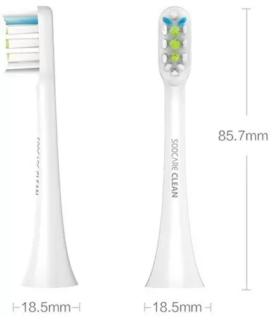 Rezerve periuță de dinți Xiaomi Head for Soocare X3, alb
