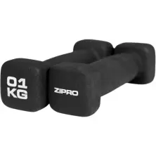 Halteră Zipro Neoprene Dumbbells 2x1kg, negru