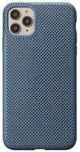 Husă de protecție Helmet Case Liquid Silicone Grid iPhone 11 Pro (HMT-CLSIP11PGBL), albastru pe tehnoparc.md Husă de protecție Helmet Case Liquid Silicone Grid iPhone 11 Pro (HMT-CLSIP11PGBL), albastru